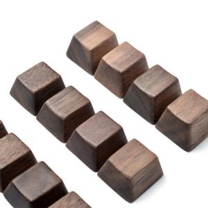 Walnut OEM Height R1 - R4 Small Single keycap Personality No Carving for Mechanical keyboard