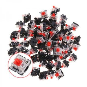 מקלדות גיימינג מקלדת מכאנית 70PCS Pack 3Pin Gateron Linear Red Switch Keyboard Switch for Mechanical Gaming Keyboard